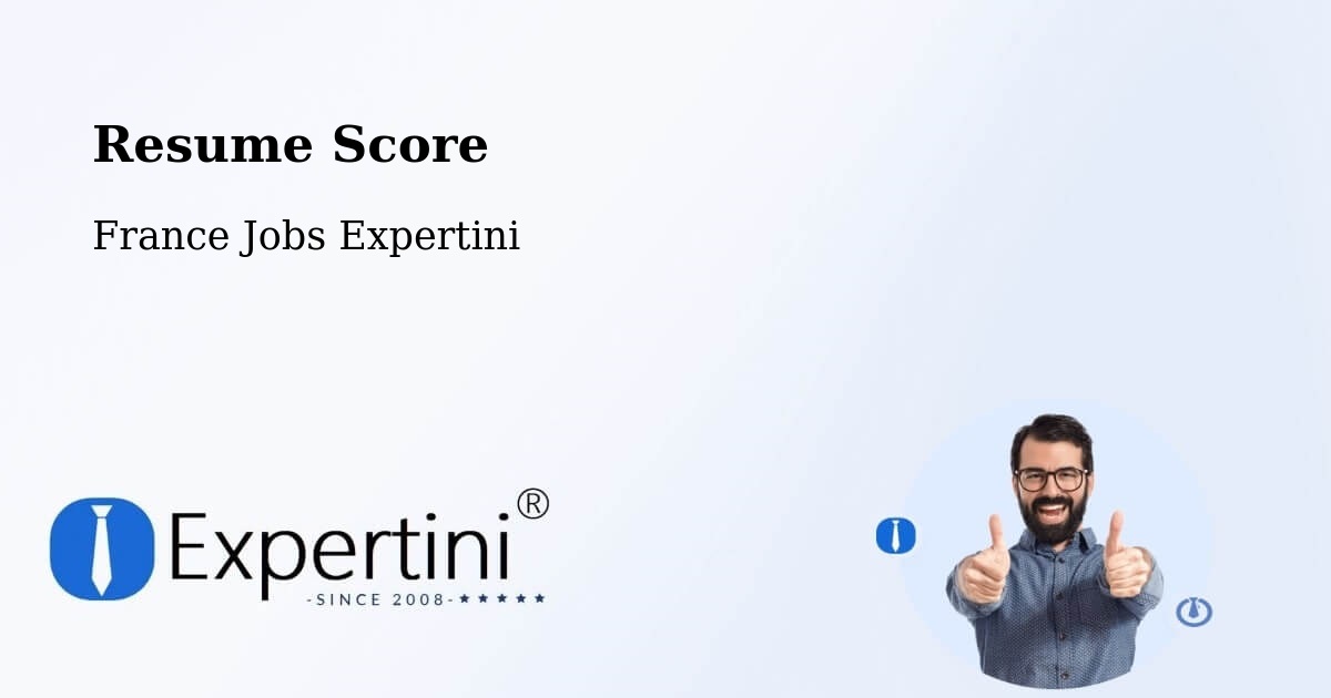 Resume Score & Job Description Match Tool – Pulligny - France Jobs Expertini